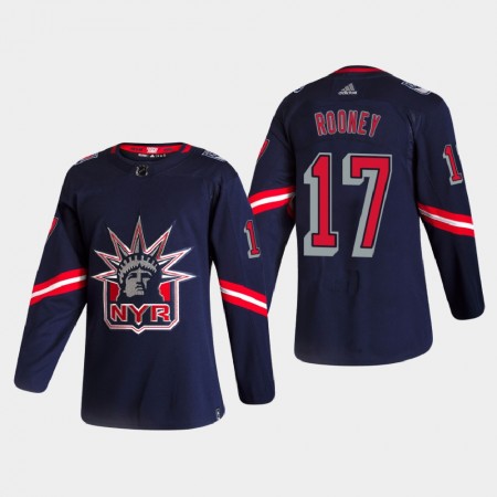 Herren Eishockey New York Rangers Trikot Kevin Rooney 17 2020-21 Reverse Retro Authentic